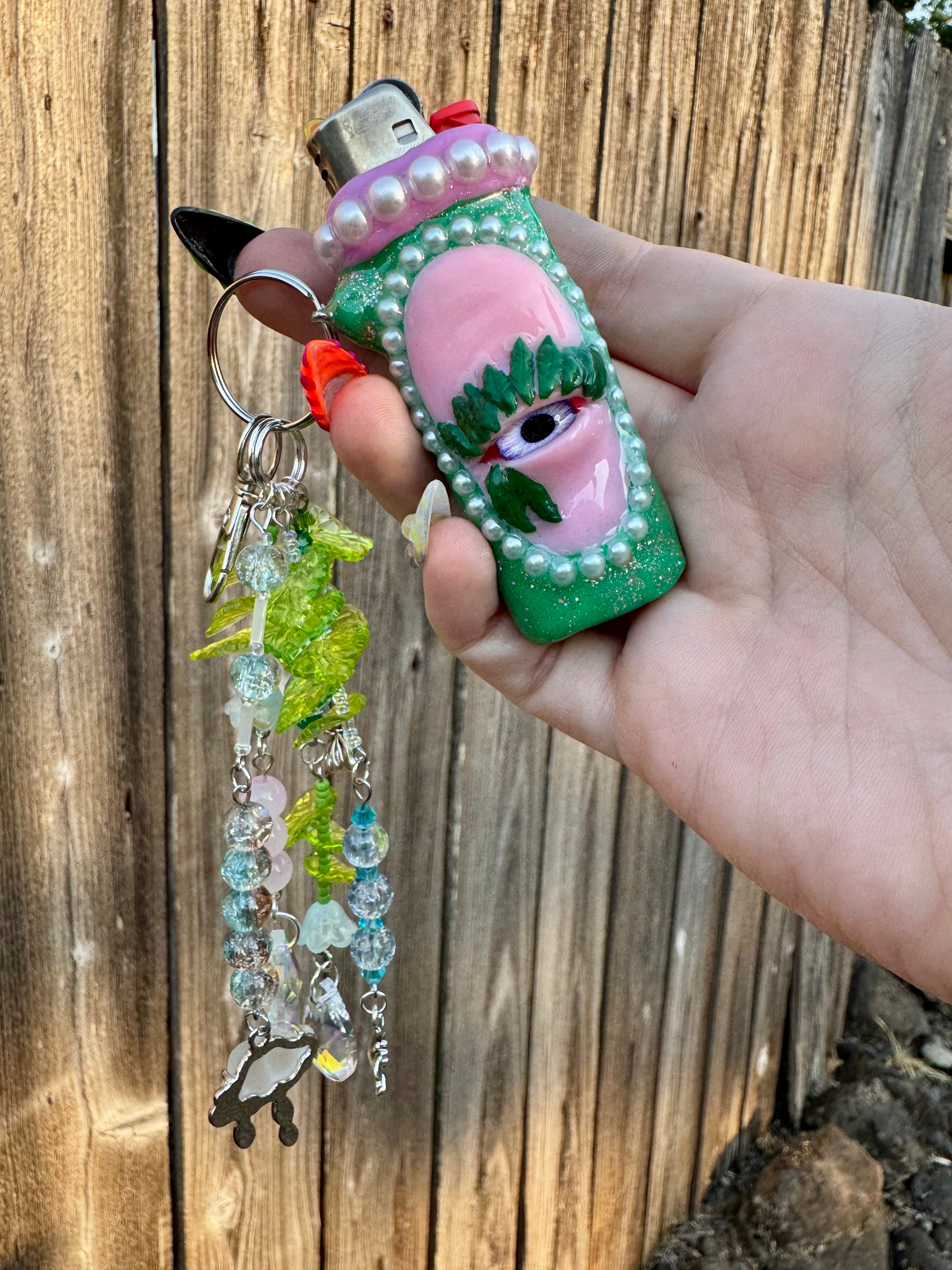 Fairy Eye Lighter Sleeve Bag Charm