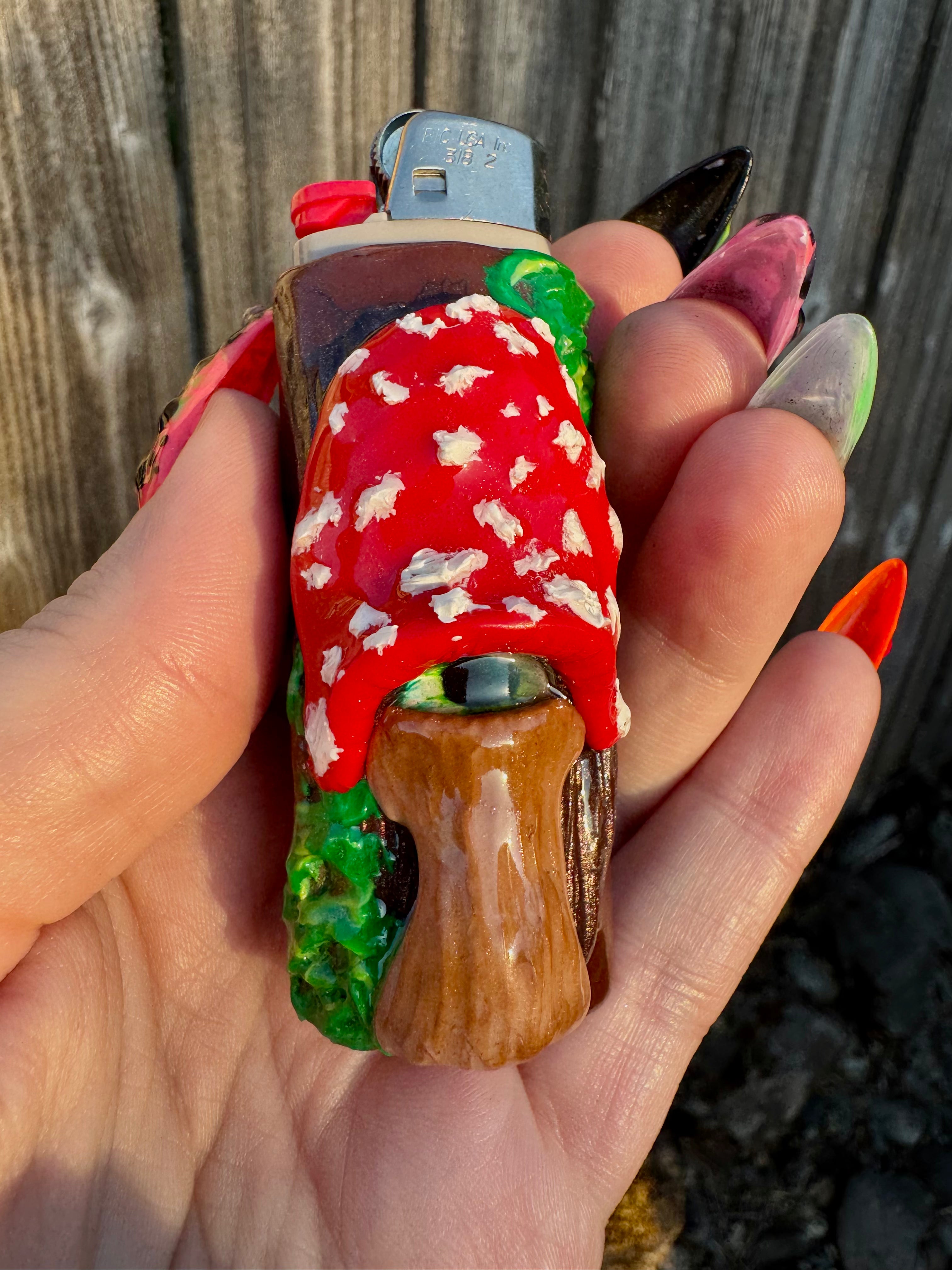 Shroom Eye Lighter Sleeve