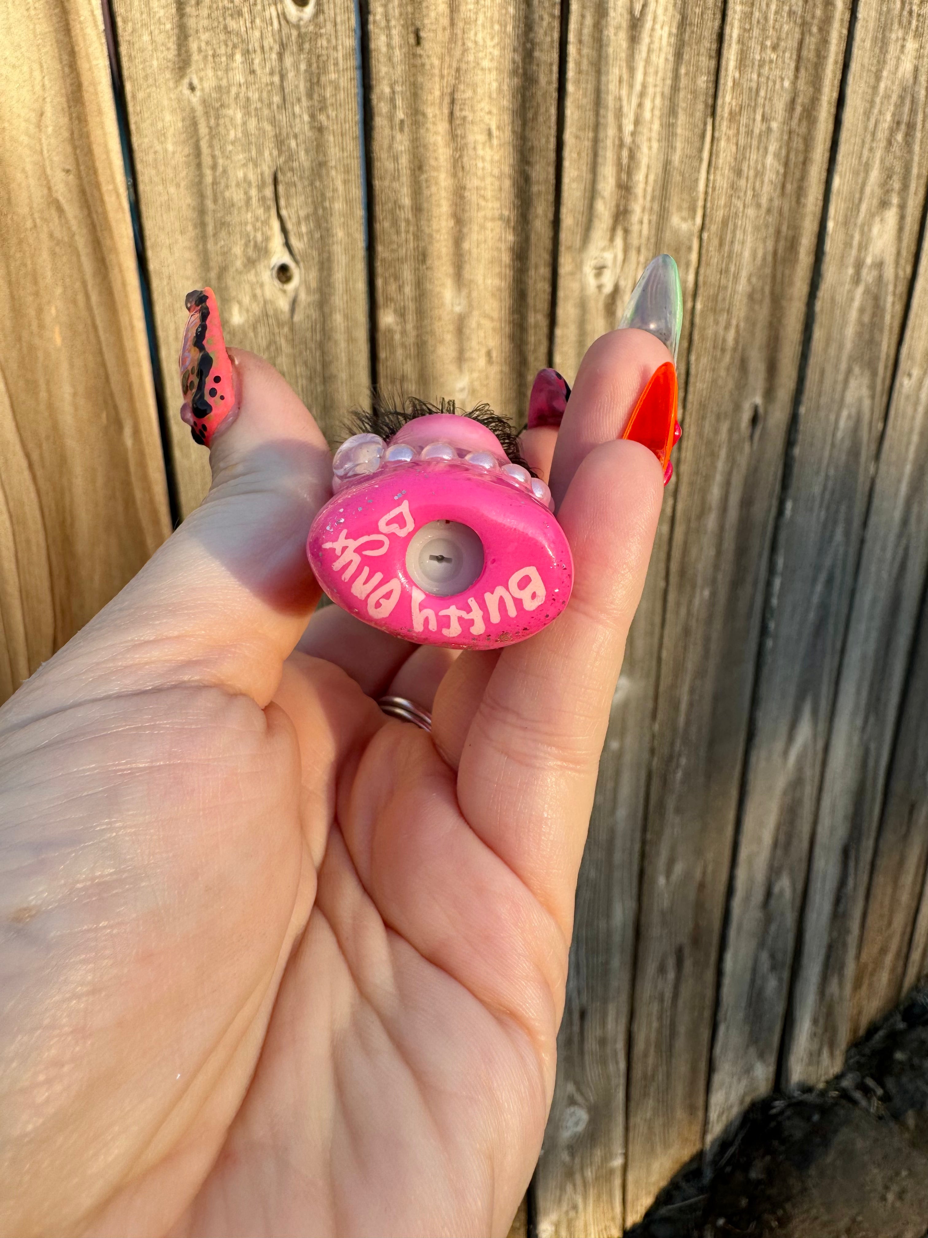 Pink Pearls Cry Baby Lighter Sleeve