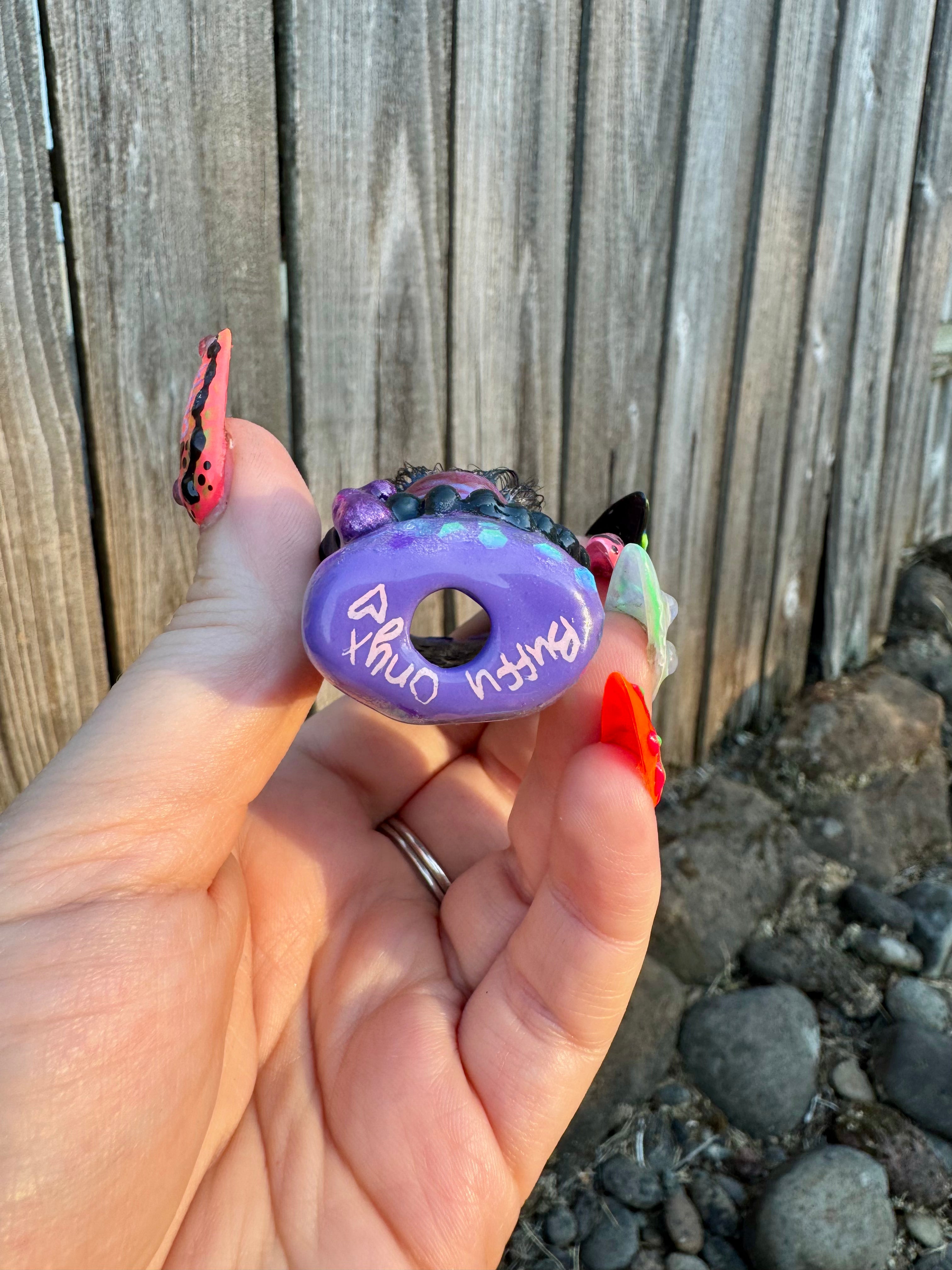 Purple Disco Cry Baby Lighter Sleeve