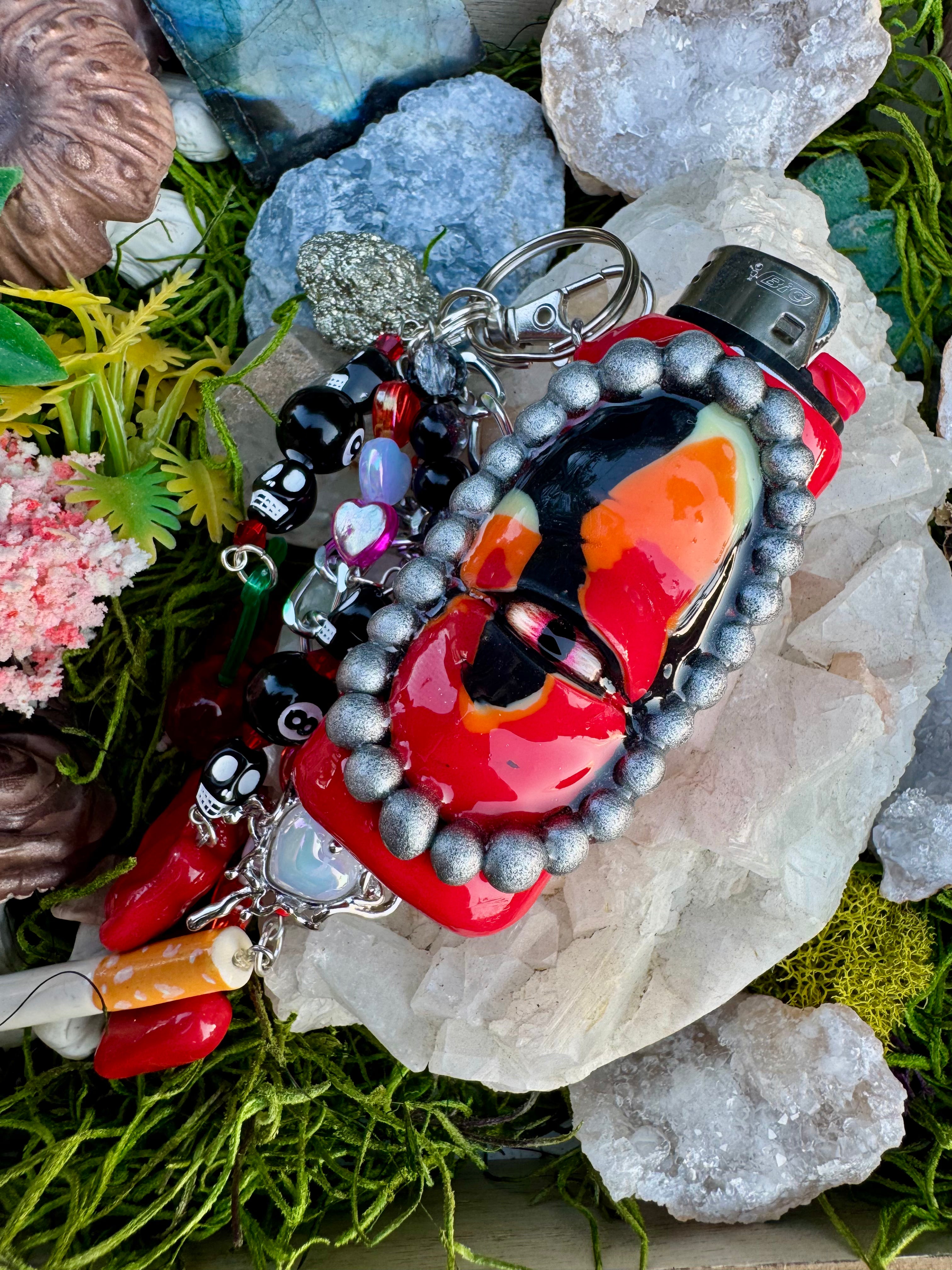 Fuego Eye Lighter Sleeve Bag Charm